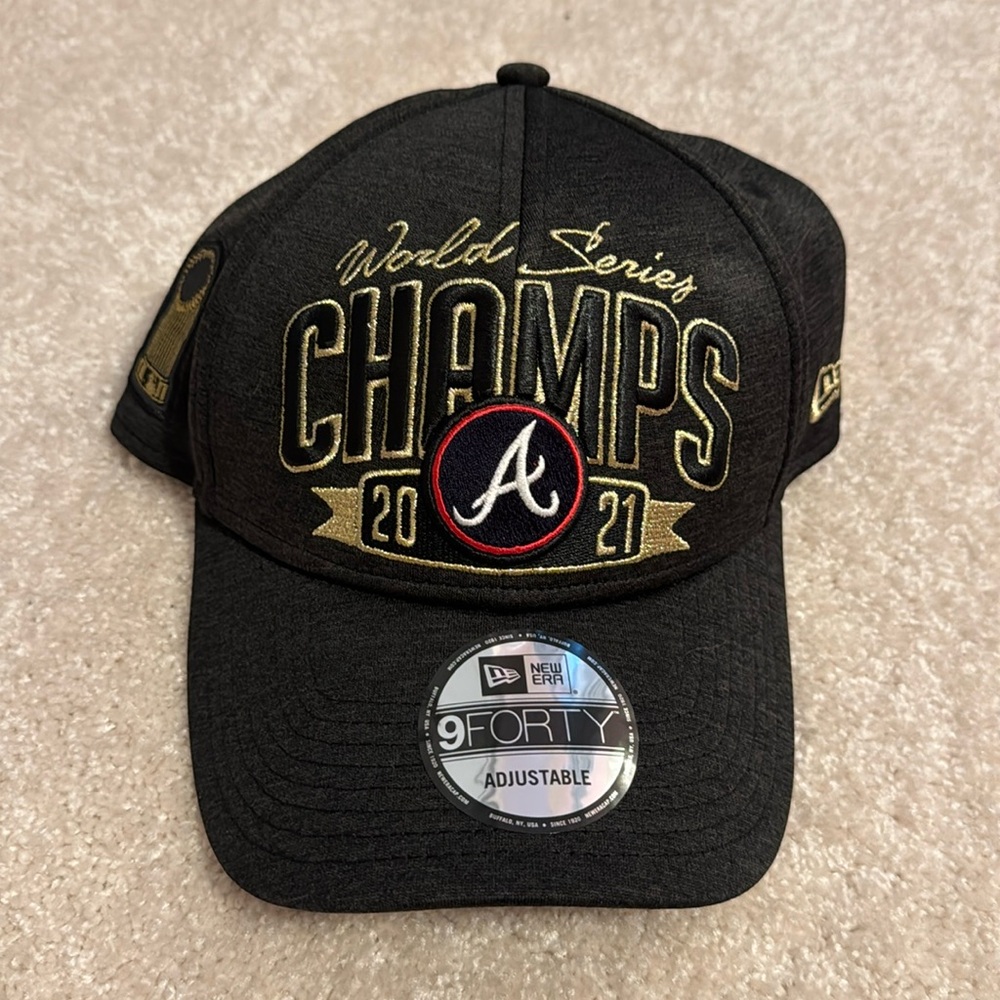 New Era Braves WS Champions Hat